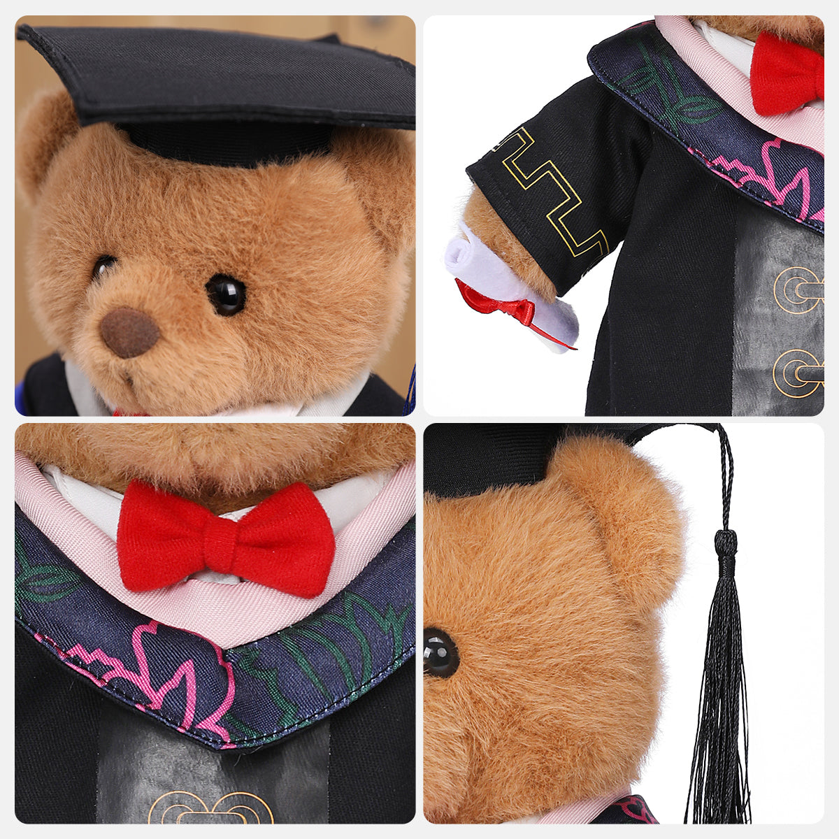 Profetoy Graduation Bear, Height 12 Inches, Perfect for Cuddling