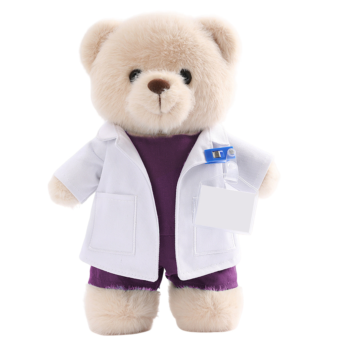 Profetoy Doctor Bear, Height 12 Inches, Perfect for Cuddling