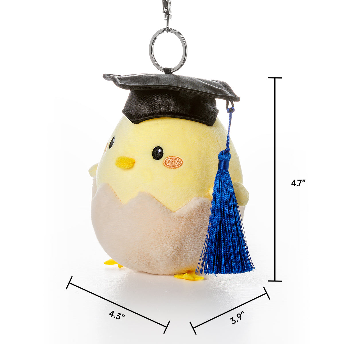 Profetoy Graduation Egg, Height 4.7 Inches, Perfect for Topping Backpacks