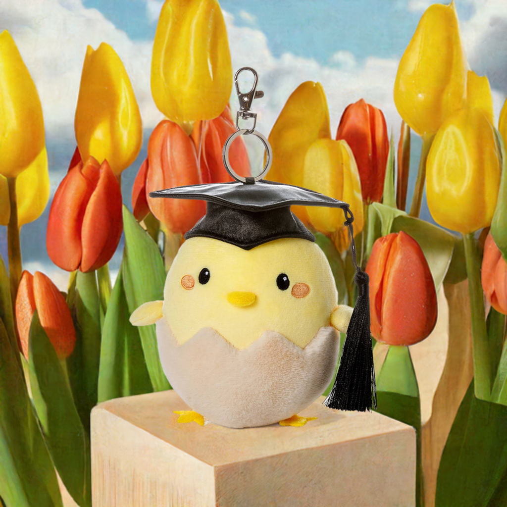 Profetoy Graduation Egg, Height 4.7 Inches, Perfect for Topping Backpacks