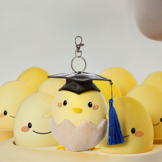 Profetoy Graduation Egg, Height 4.7 Inches, Perfect for Topping Backpacks