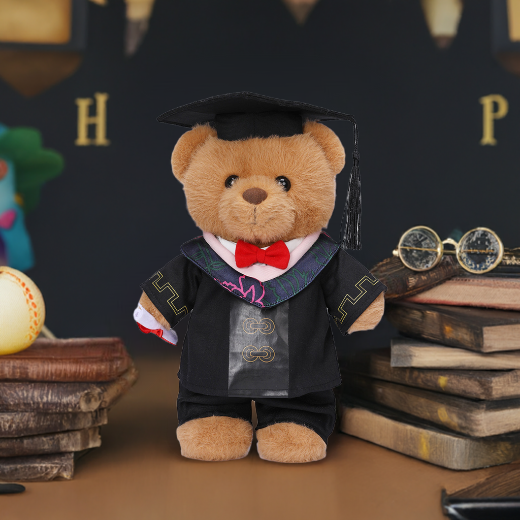 Profetoy Graduation Bear, Height 12 Inches, Perfect for Cuddling